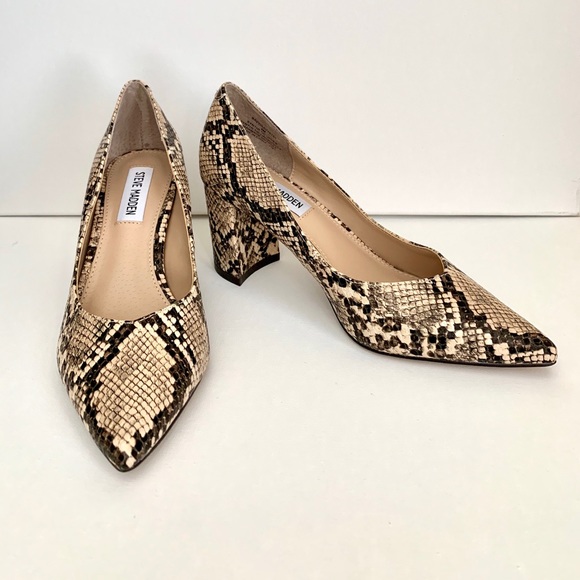Steve Madden Shoes - Steve Madden Snakeskin Pumps